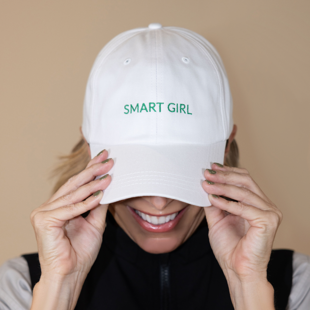 SMART GIRL hat white/green