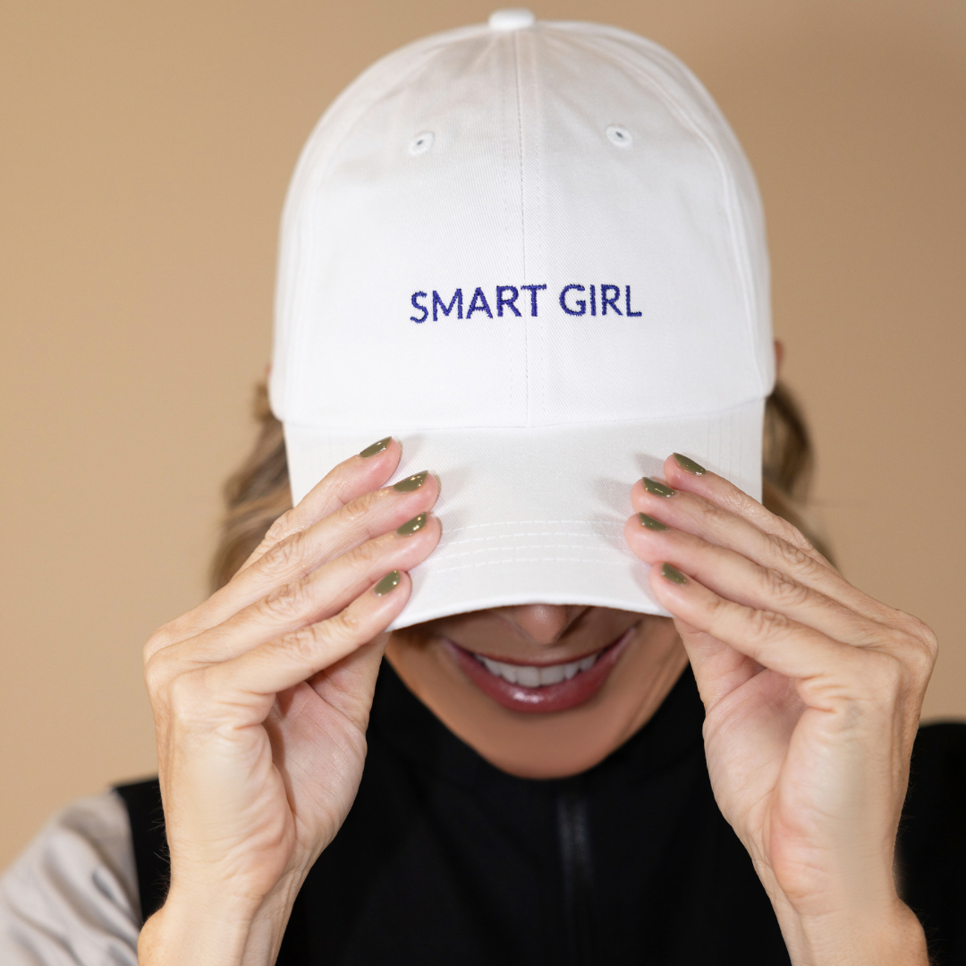 SMART GIRL hat white/purple